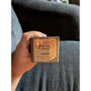 Q.R.S. Word Roll 8693 Goofus Player Piano Roll